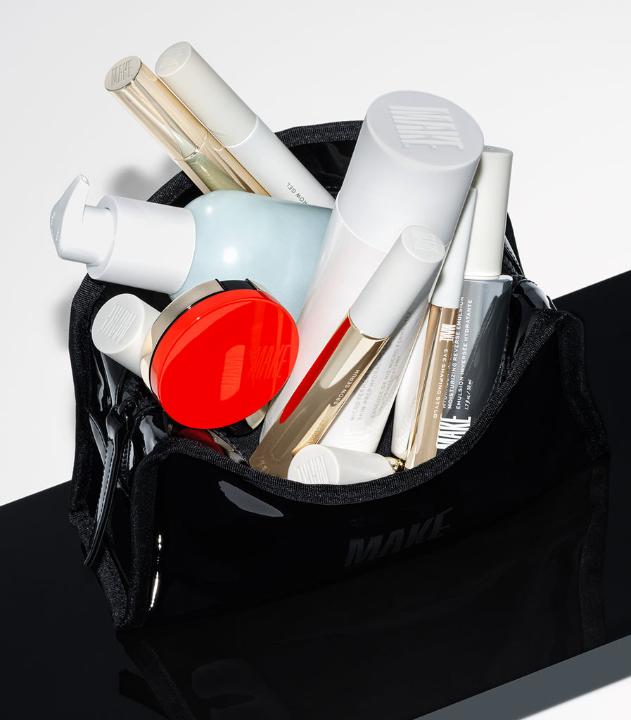 makeup and skincare bag for travel