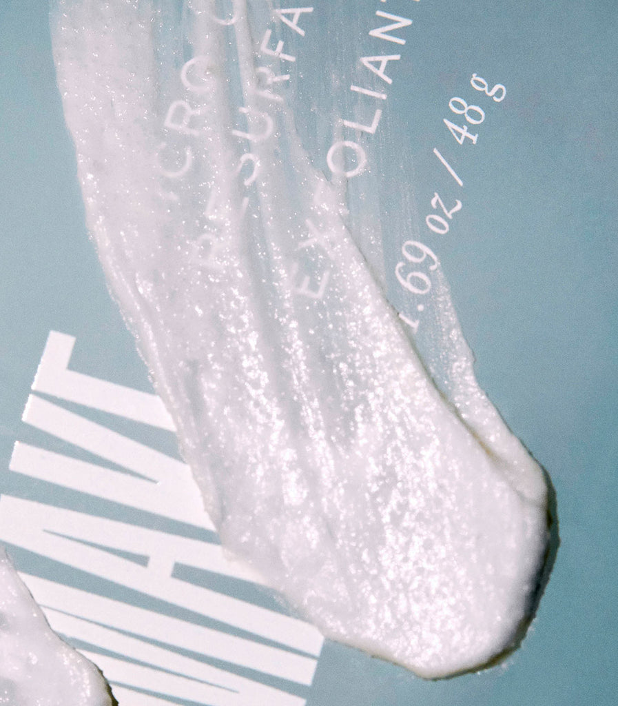 Micro-Crystalline exfoliating mask texture