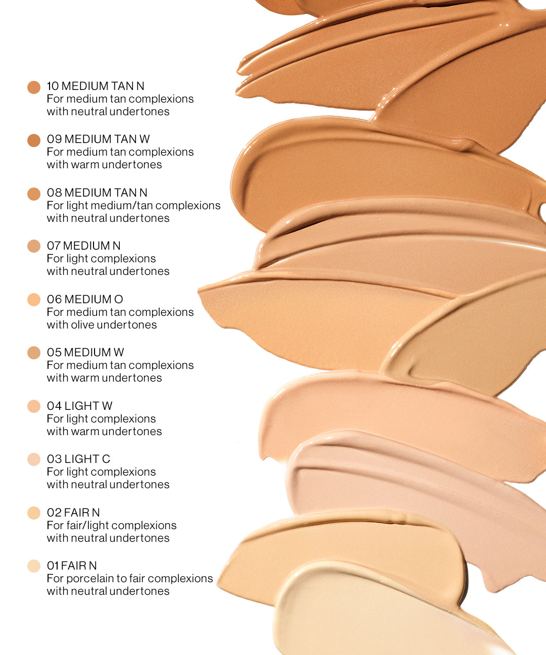 MAKE Skin Prep Set available in 20 shades.