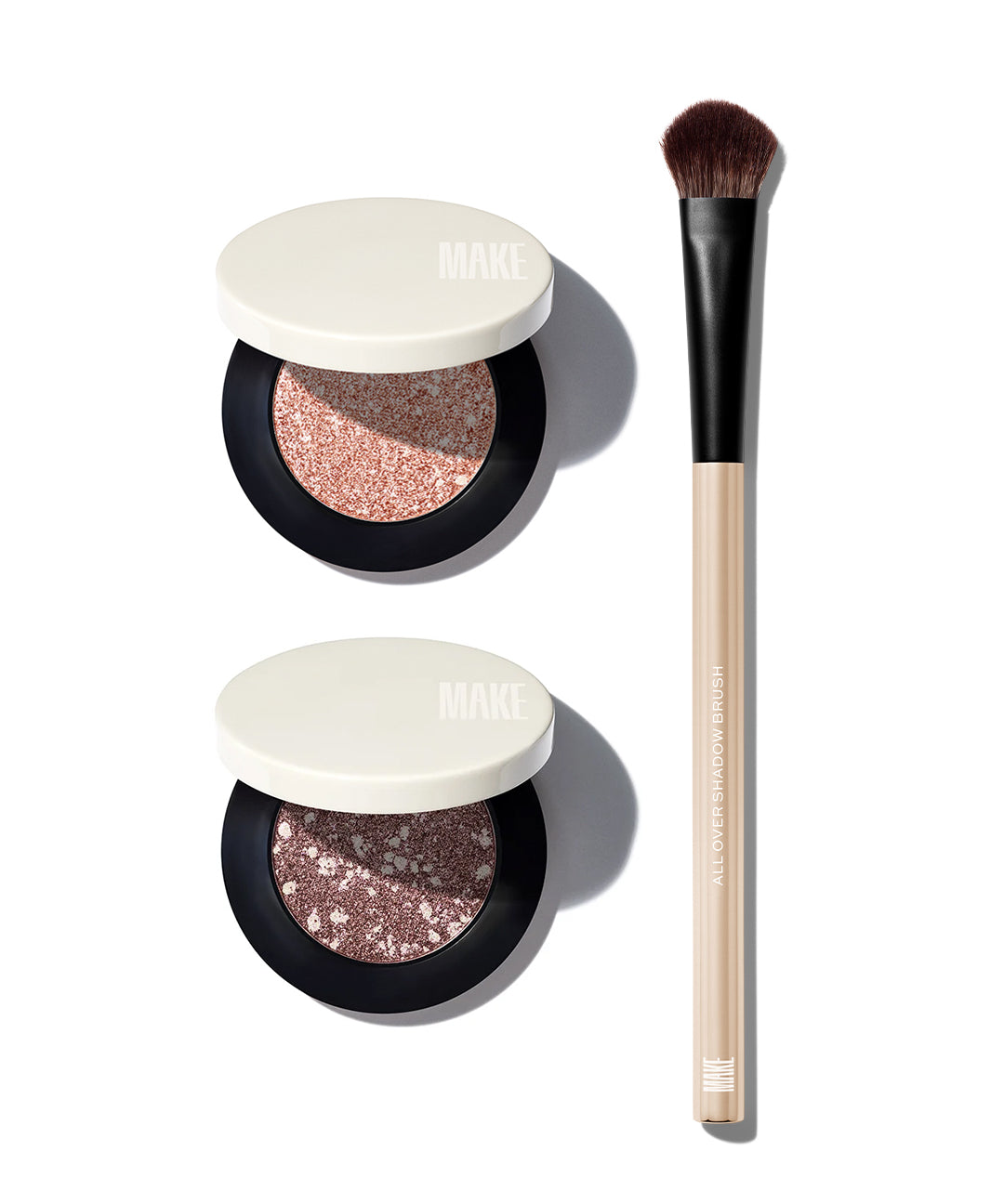 Glaze and Space Metal eyeshadow 
